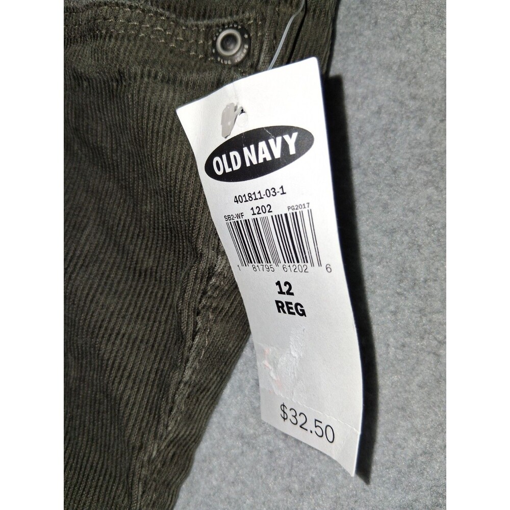NWT! Old Navy Denim OND Ultra Low Rise Skinny Corduroy Pants Womens 12 Brown Y2K - Picture 4 of 16